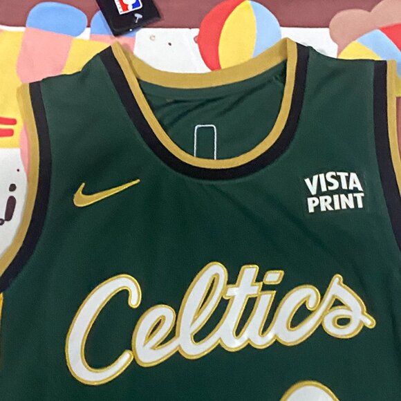 Boston Celtics Player Tatum0 Green Jersey - Picture 3 of 7